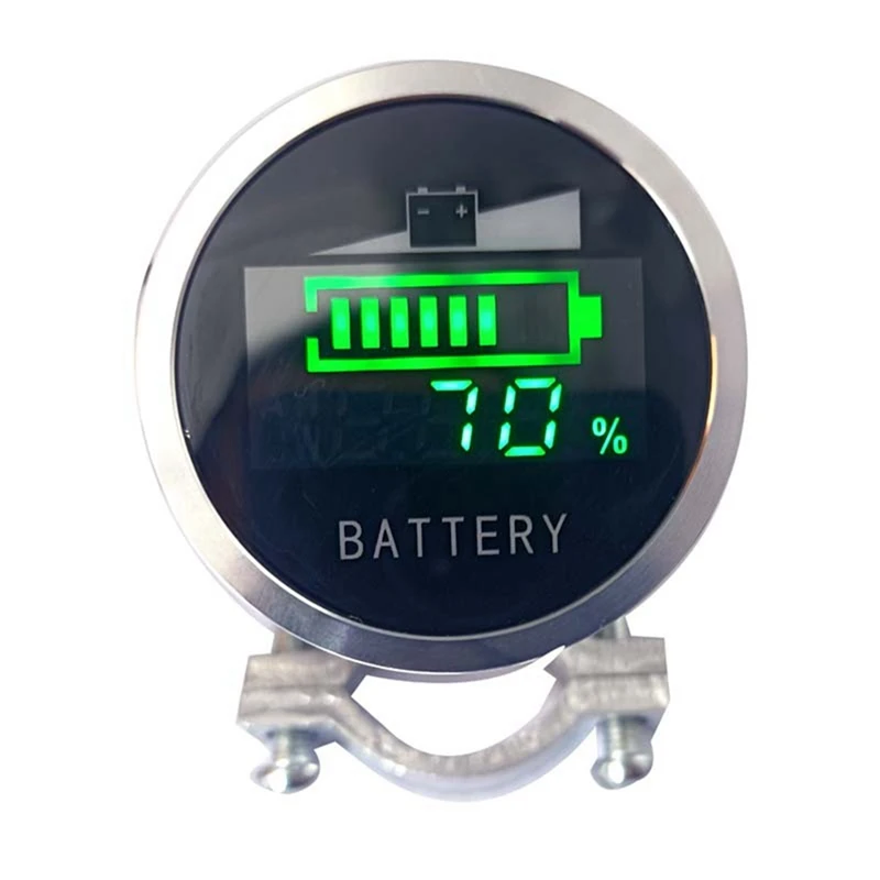 DC6-120V Lead Acid Battery Meter Battery Capacity Indicator LED Digital Voltmeter Voltage Meter 48V