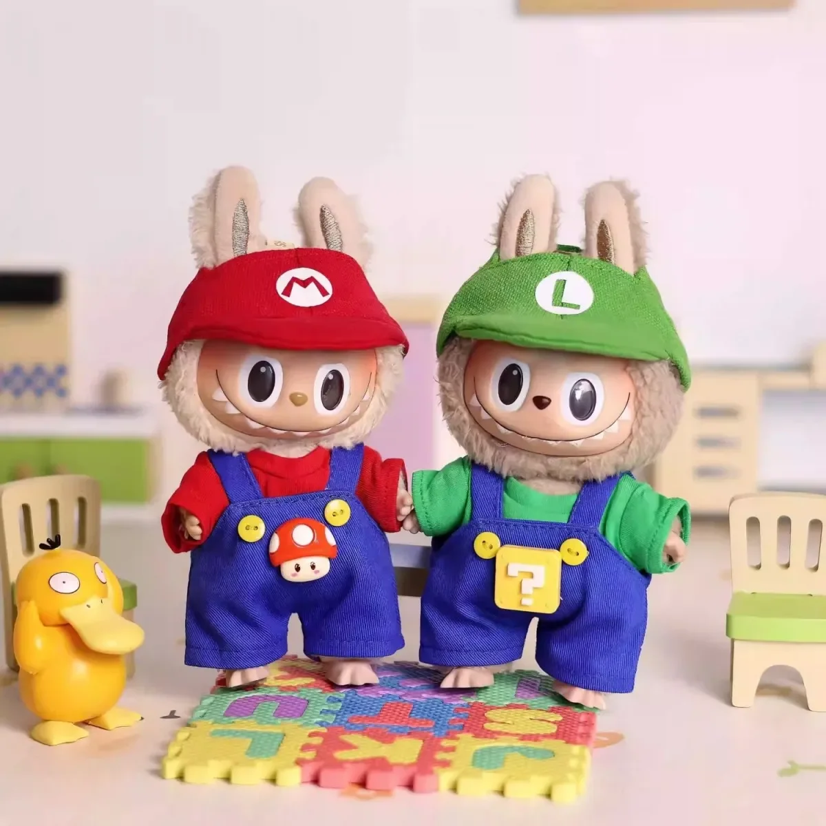 

Clothes 17cm First And Second Generation Keychain Lafufu Baby Clothes Pendant Lafufu Cloth Set Doll Trendy Clothes