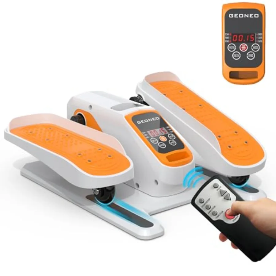 

Under Desk Elliptical Machine Electric Seated Pedal Exerciser for Home with Display Monitor Remote Control 12 Adjustable Speeds