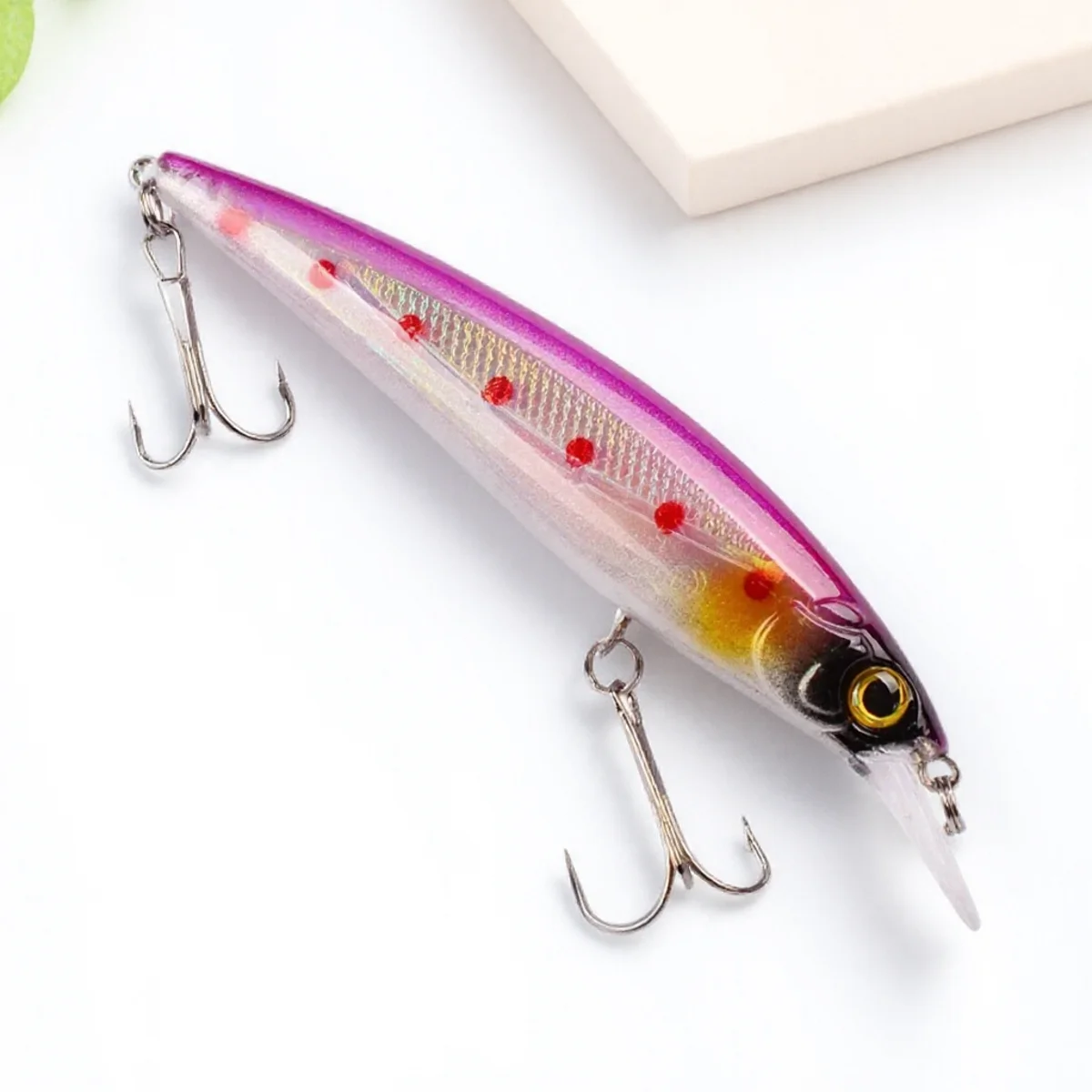 Hochwertige Angelköder, 10 Farben, Angelgerät, 4,5–11,43 cm, 13,37 g, Minnow-Köder, Angelzubehör