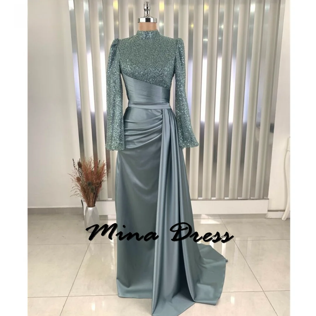 

Mina Slim Fit Happy Evening Dresses for Formal Occasions Sequins Elegant Evening Dress Woman Dubai Amanda Prom Noble party dress