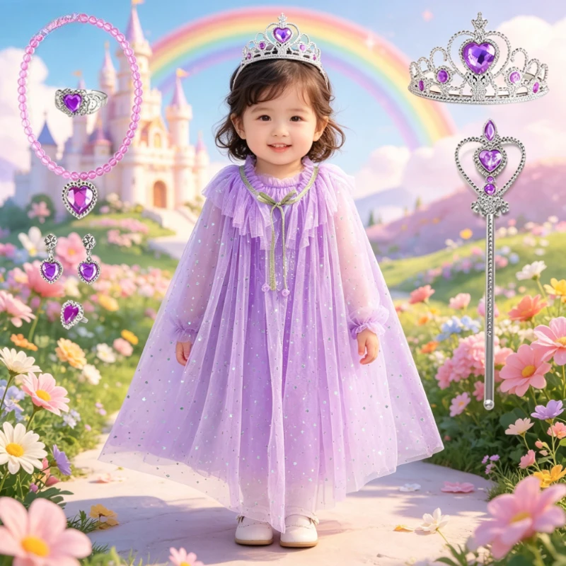 

Tulle Stitched Light Cloak Breathable Thin Outer Cape Versatile Casual Layering Garment Ideal for Daily Matching Spring Autumn
