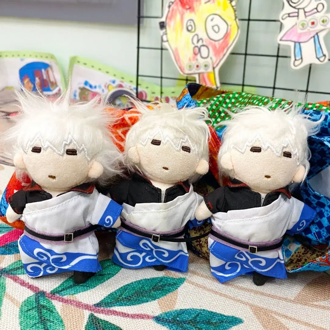 10 سنتيمتر جينتاما ساكاتا جينتوكي أفخم القطن دمية المفاتيح حقيبة ظهر جميلة معلقة لعبة هدايا للأصدقاء المشجعين جمع #2