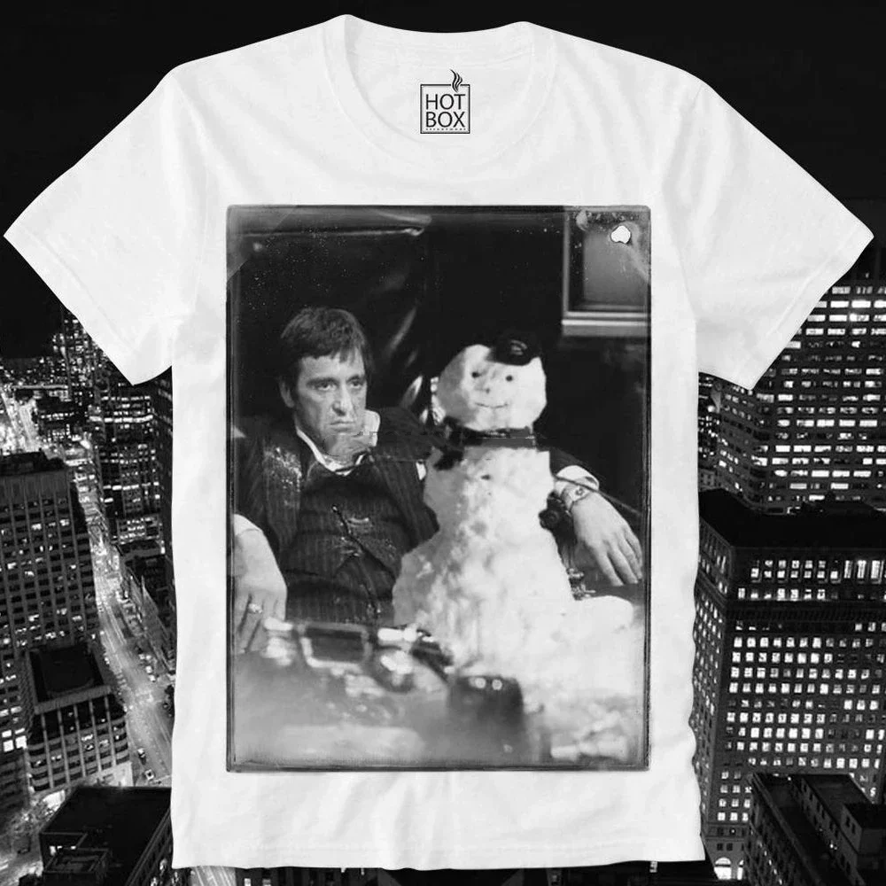 

T Shirt Hotbox Tony Montana Cocaine Snowman Scarface Pablo Escobar Kokain