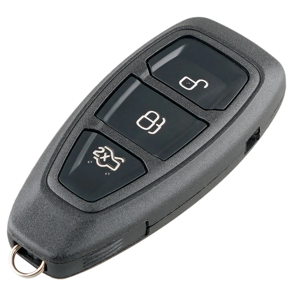 AM-llave remota inteligente para coche, 3 botones, compatible con Ford Focus c-max Mondeo Kuga Fiesta b-max 433Mhz