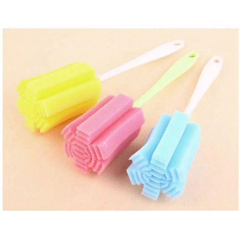 Kitchen Cleaning Tool Versatile High-quality Cup Brush For Wineglass Bottle Cup Brush Kitchen Cleaning Top-selling Sponge Brush