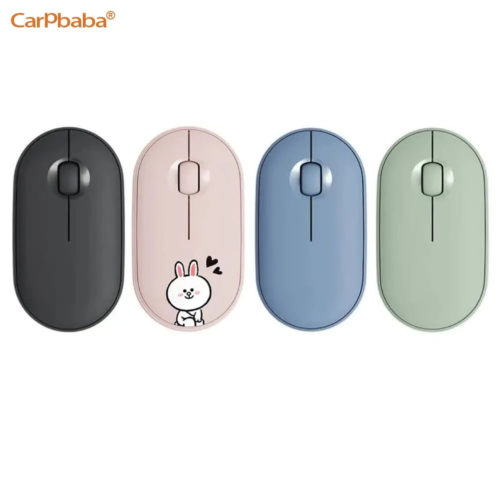 

Carpbaba M350 PC and Mac Tablet Fast Tracking Slim 1000DPI 2.4GHz Pebble M350 Bluetooth Silent Wireless Mouse