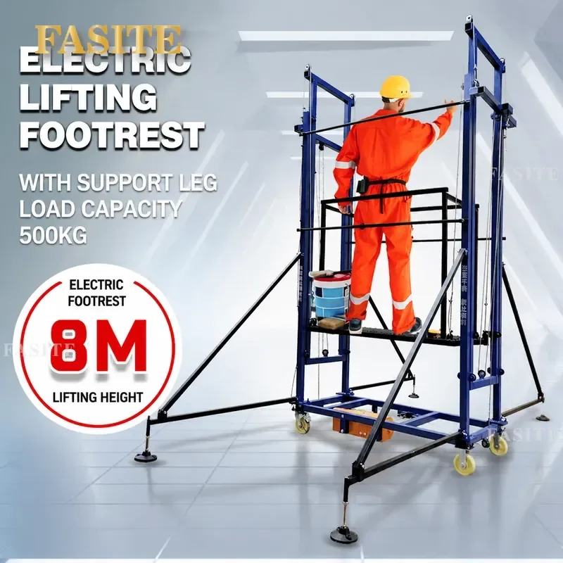 For Electric Scaffolding Mobile Telescopic Folding Lifting Platform Multifunctional Home Decoration Tool Lightweight Portable