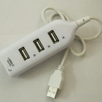 USB 2.0 3 portowy rozdzielacz Hub Adapter o wysokiej prędkości do Laptop notebooka dla Windows Vista XP 2000 98 FE06 najnowszy