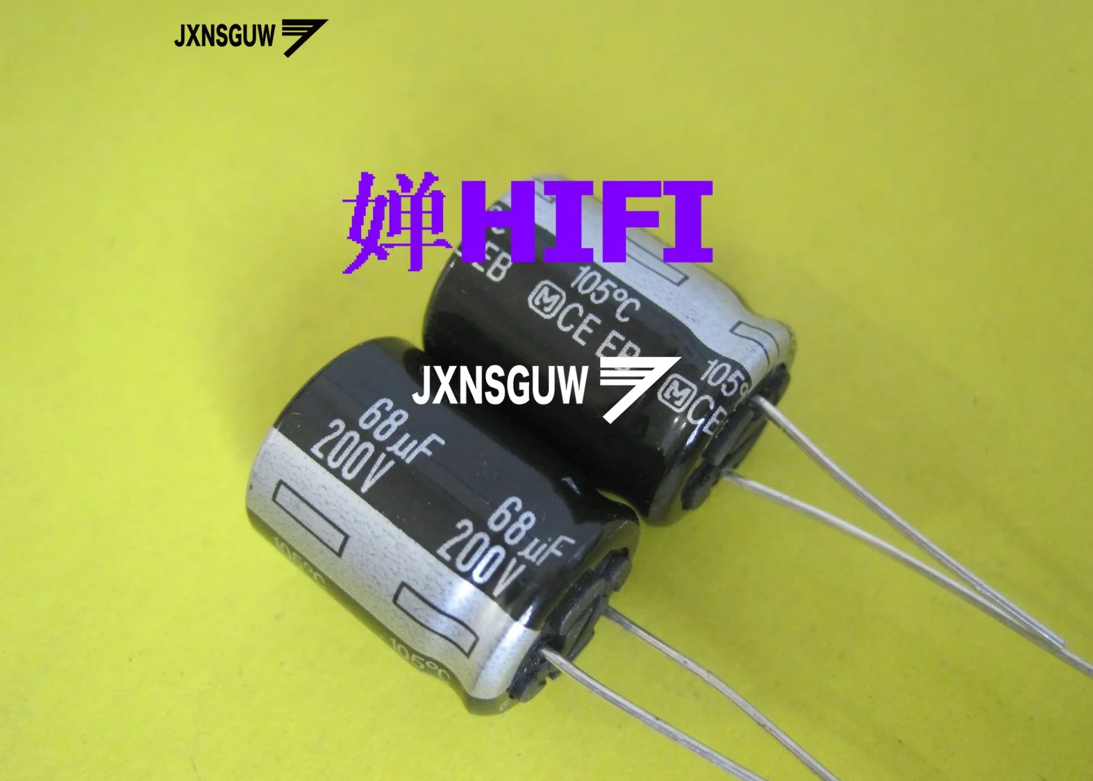 

20PCS Matsushita EB 200V68UF 16X20MM Audio Aluminum Electrolytic Capacitor 68UF/200V 105 degrees 68uF 200V Silver word