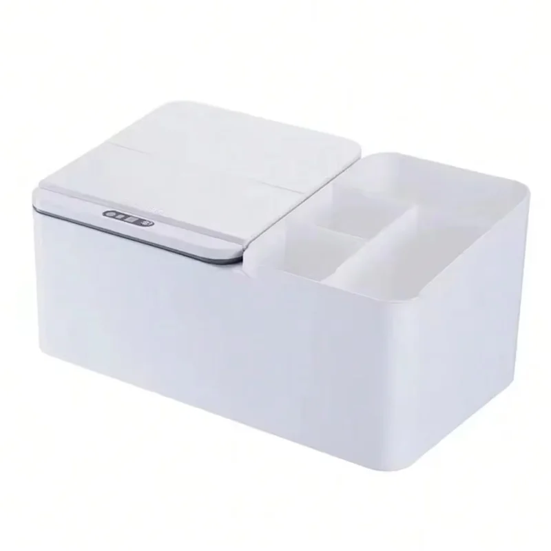 B17C Intelligent Induction Electric Desktop Storage Box Rack Jewelry Finishing Skin Care Tissue Box Office Snack Box