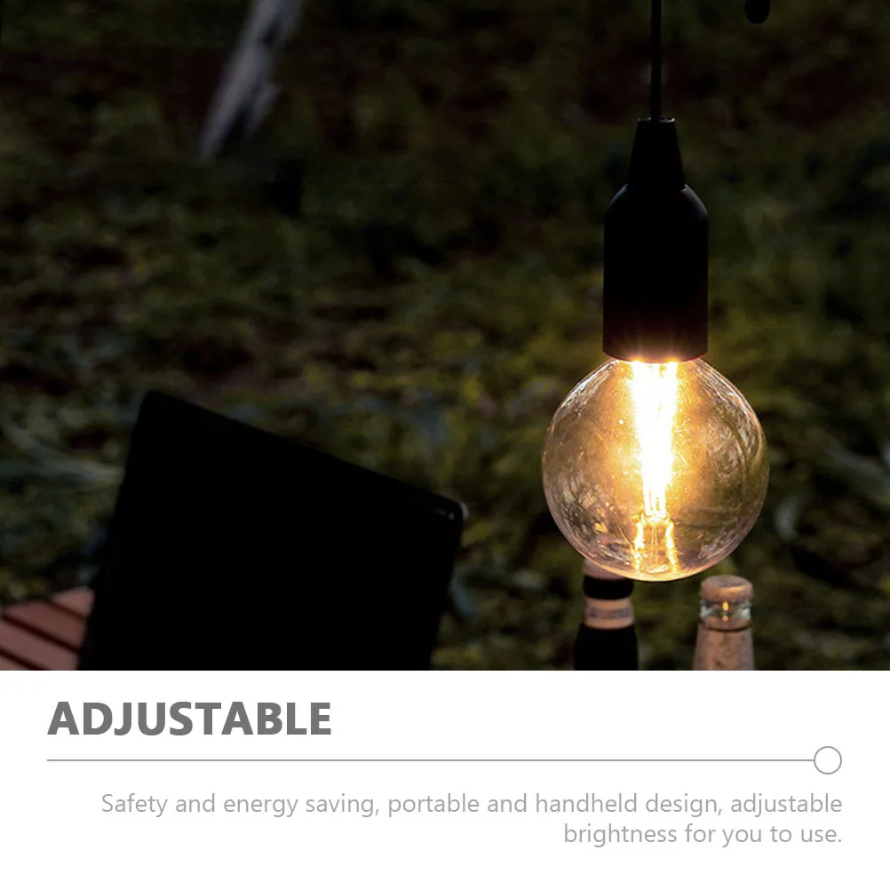 

Retro Style Camping Lamp Portable Wear-Resistant Tent Light Adjustable Brightness Outdoor Use Tent Lamp Outdoor Camping Light