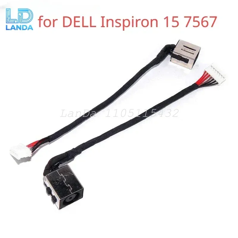 

Replacement Laptop Charging Port DC in Power Jack Cable For DELL Inspiron 15 7567 P65F D18KH 0D18KH