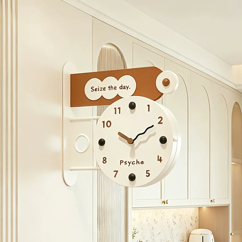 Minimalist Design Wall Clocks Living Room Korean Modern Aesthetic Wall Clocks Creative Nordic Horloge Murale Room Decorations