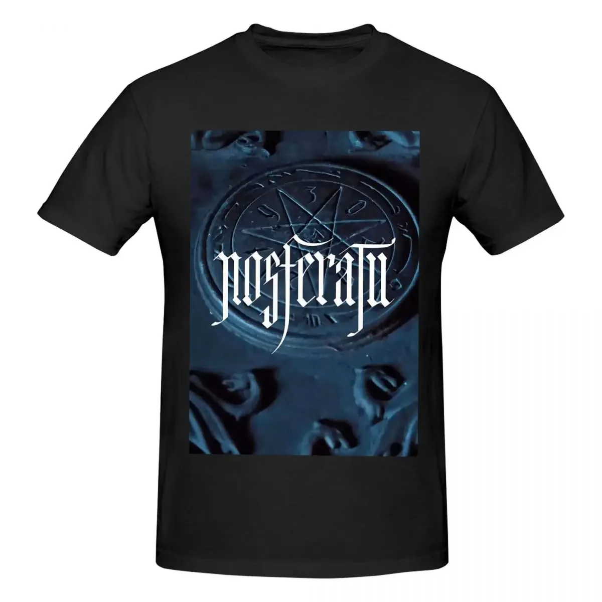 Nosferatu Alternative Fan Poster Men T-Shirt Funny Plus Size T Shirts Men's Round Neck Cotton Tees Short Summer Male