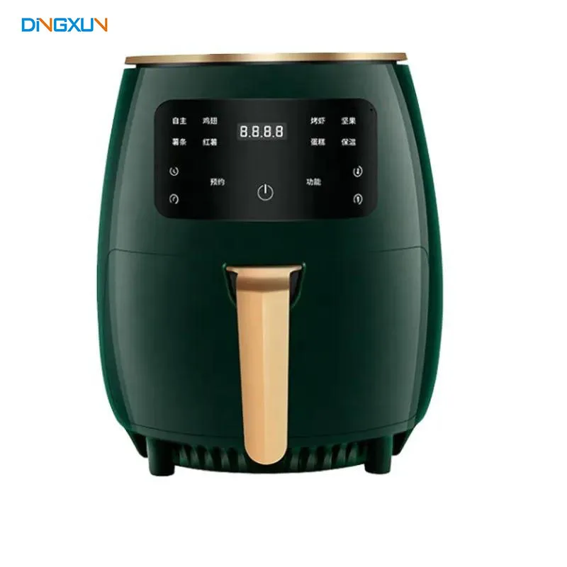 6L air fryer household new smart touch screen oil-free small automatic oven integrated kitchen accessories  kitchen accessories