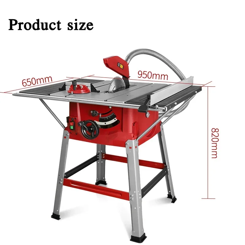 Multifunctional woodworking saw 10 inch woodworking table  power tool panel  miter saw electric circular  angle saw