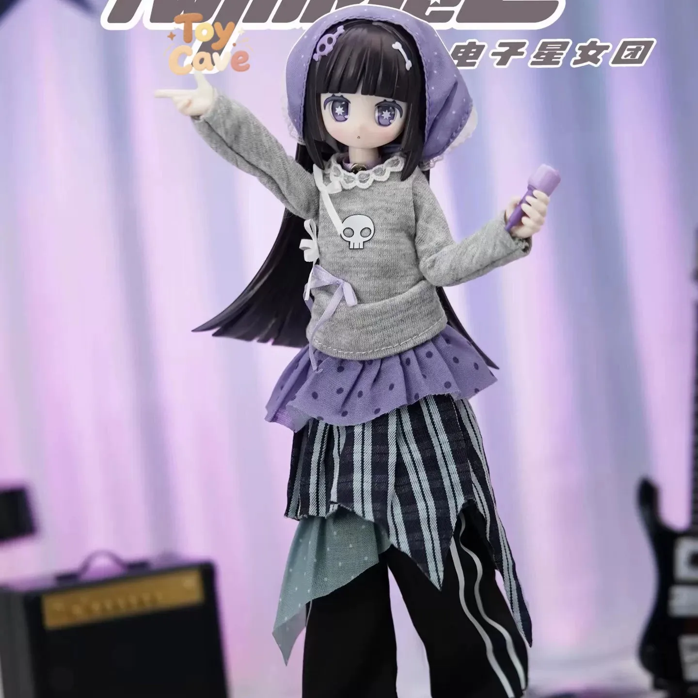 Starwishproject Bjd Doll 1/8 Scale Articulated Figure Electronic Girl Group Blind Box Collectible Desktop Display Ornament Gift view 3