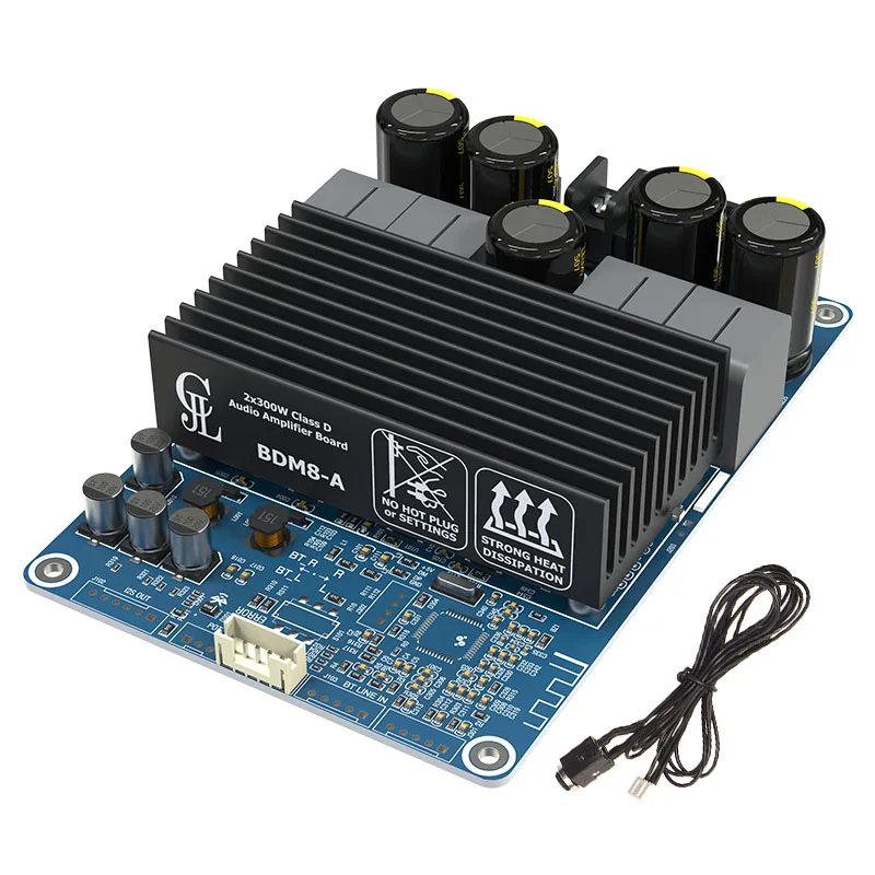 BDM8-A TPA3255 2x300W HIFI плата цифрового усилителя мощности, 2,0 каналов, стерео