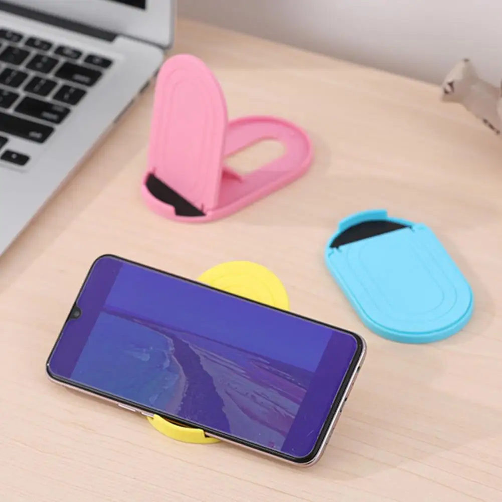 Compact 2Pcs Stable Folding Desk Holder Stands Portable Cellphone Stands Stable   for Home