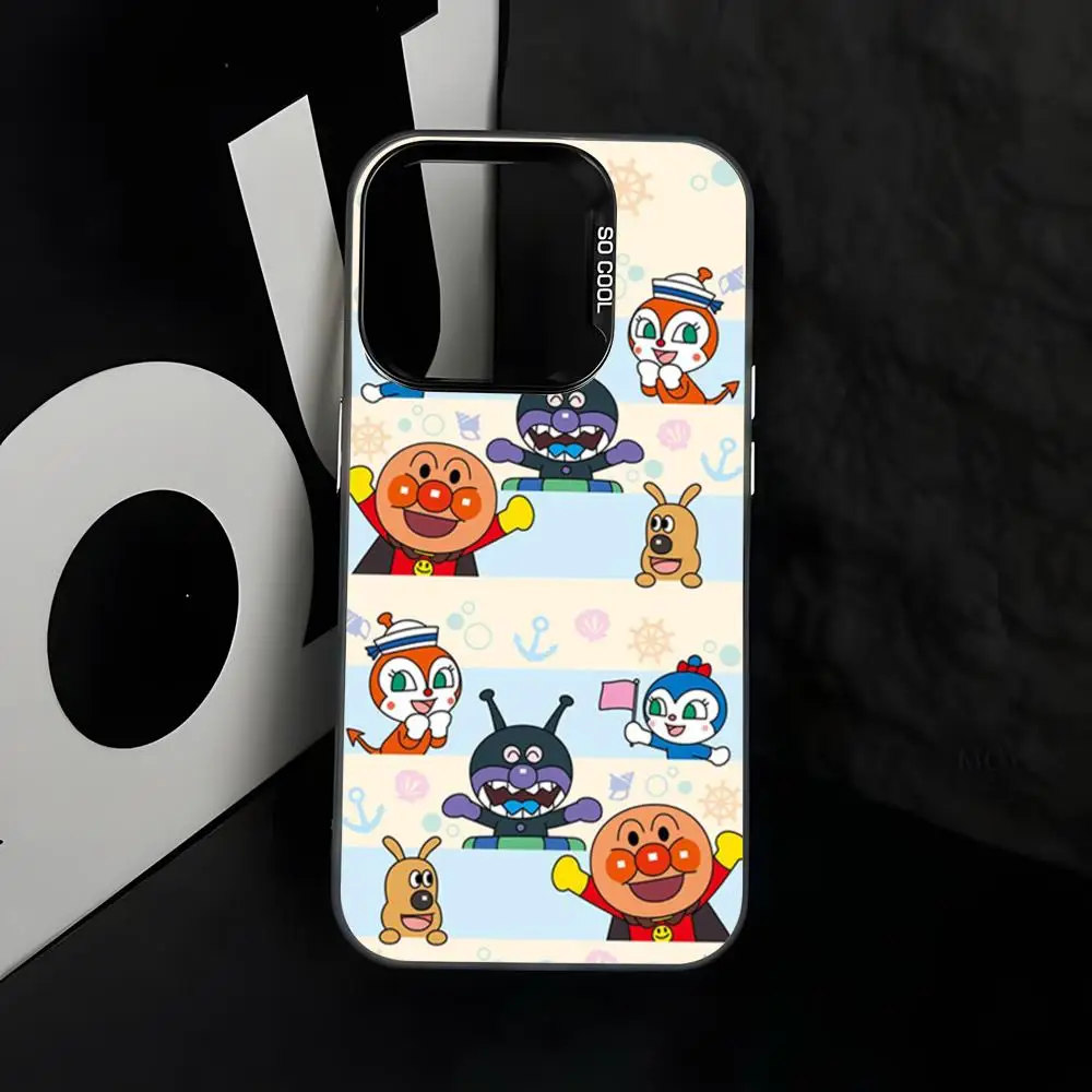 Imagen 3: Funda de Teléfono Anime CUTE A-AnpaNmans con Carcasa Plateada lMDColor para iPhone 17, 16, 15, 14, 13, 12, 11 Pro Max Plus