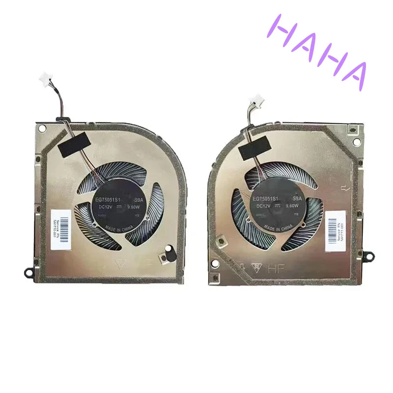 New CPU/GPU Cooling Fan N91710-001/N91711-001 For HP OMEN 10 Slim14 14-FB 14-FB0667NR 14-FB023DXX 14-FB0000CA 14-FB0008CA 14T-FB
