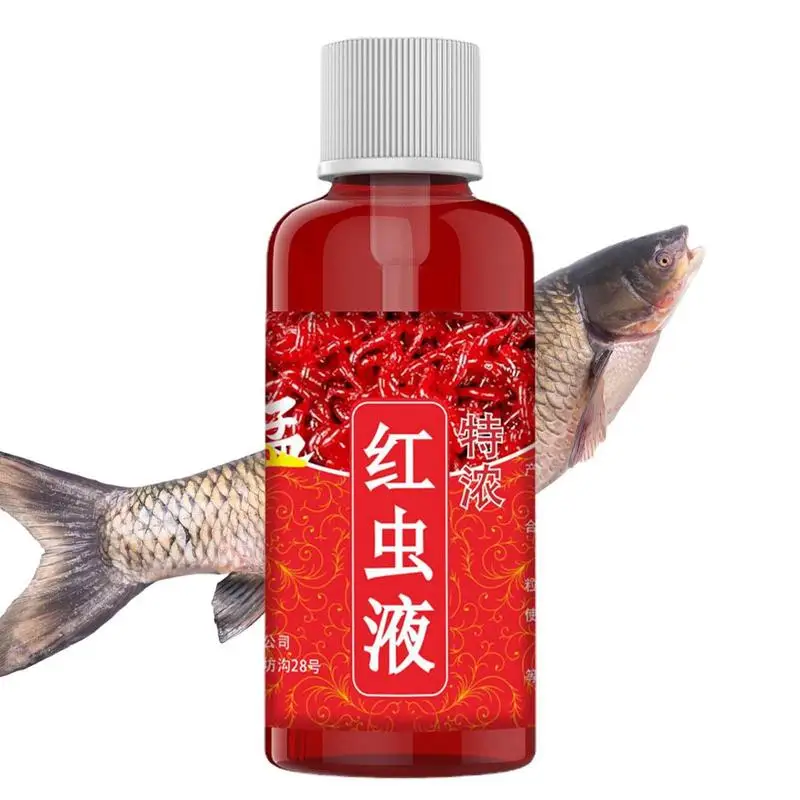 60 ml Flüssigkeit Blut Wurm Duft Fisch Lockstoff Konzentriert Rot Wurm Flüssigkeit Fisch Köder Additiv Barsch Wels Angeln Dropshipping