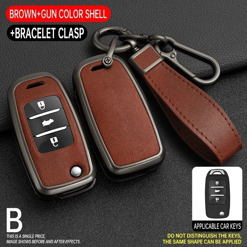 

Alloy Car Key Case Cover Shell Holder Bag For Changan CS15 Eado Raeton CS35 Plus CS55 CS75 CS1 CV1 Alsvin V3 V5 CX70 Accessory