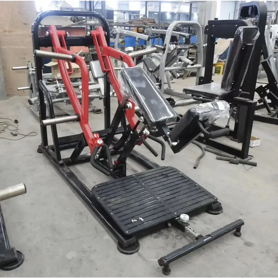 Steel Plate Loaded Machine,Steel Gym Equipment Commercial Plate Loaded Fitness Trainer Machine Including Chest Press Machine