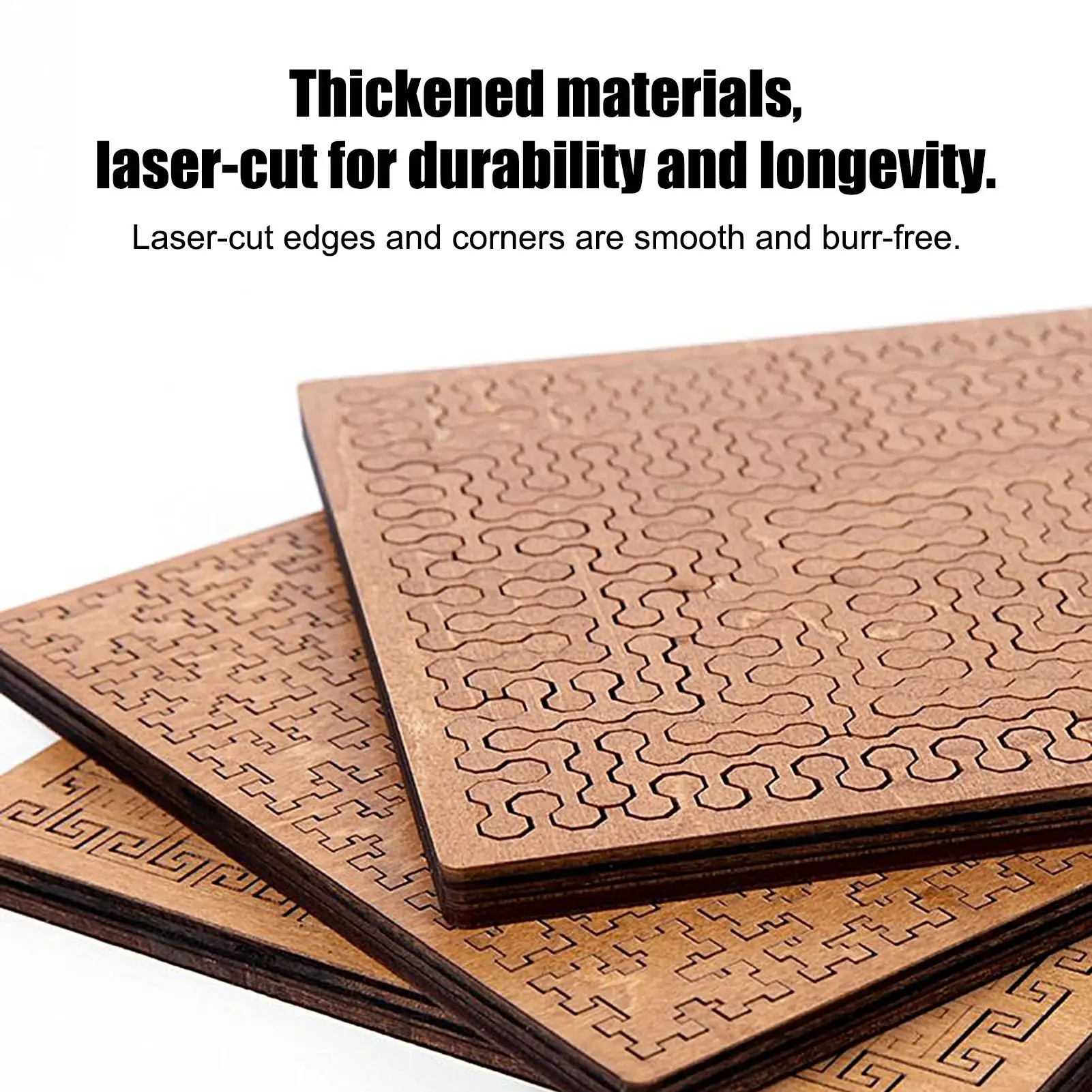 나무 직소 퍼즐 기하학 모양 퍼즐 두뇌 자극 게임 성인 어린이 가족 파티 엔터테인먼트를위한 교육 학습 장난감