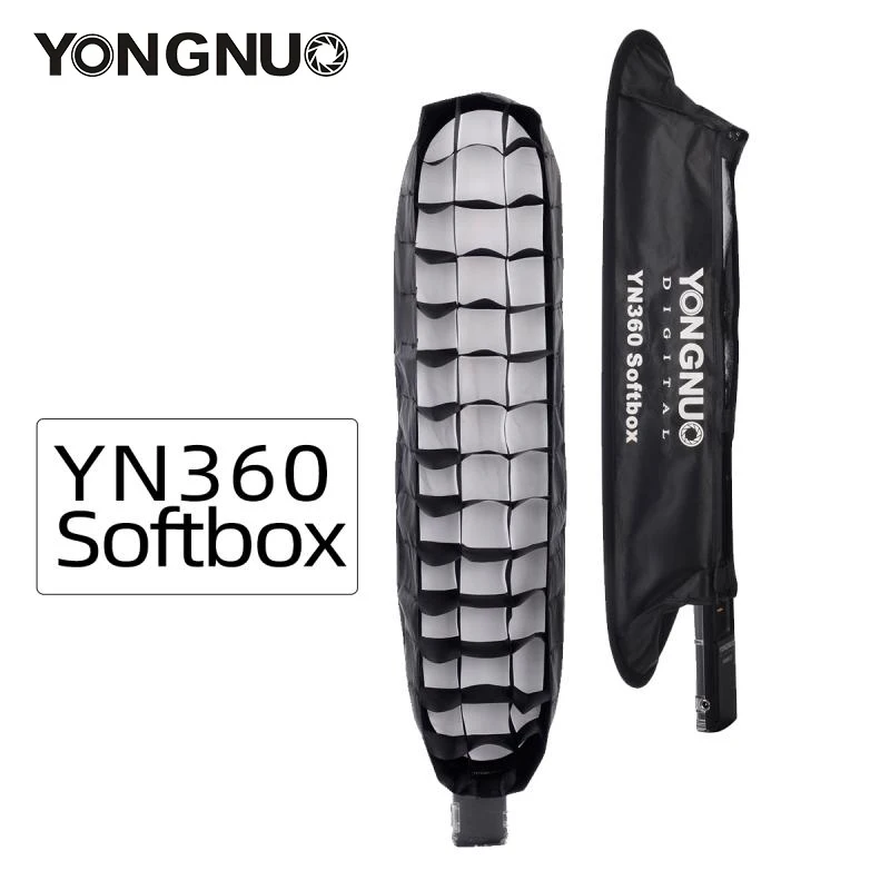 YONGNUO Rectangle Honeycomb Grid  LED Fill Light Soft Box for YN360 YN360S YN360III YN360III Pro