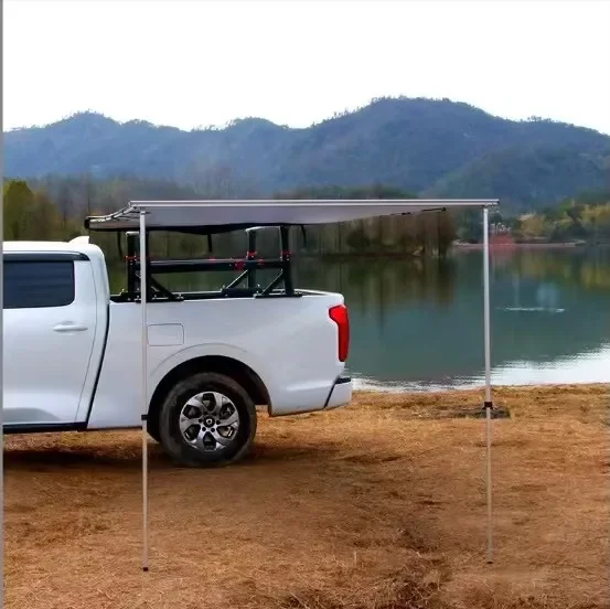 Off Road SUV/4x4/4wd 200*200m Retractable camping rooftop car roof side awning for Outdoor Camping Travel