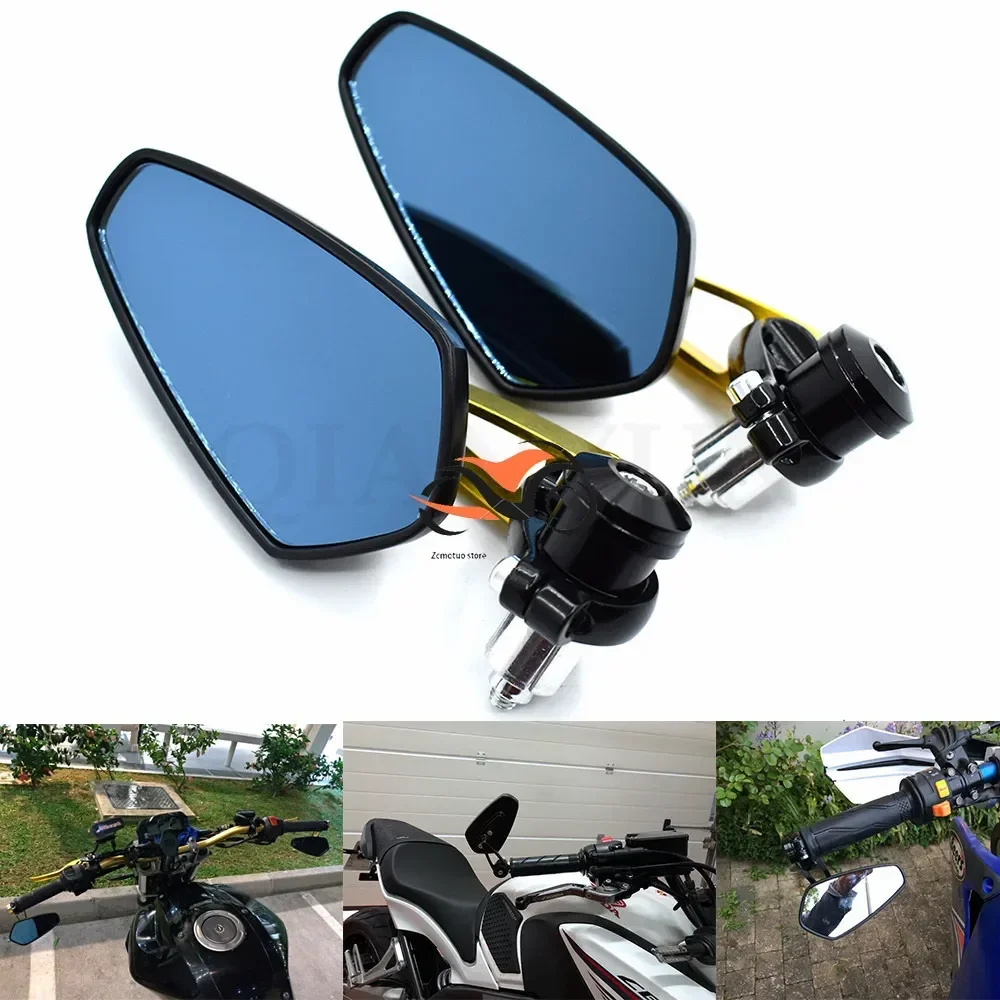 

Universal Motorcycle Handlebar Rear View Side Mirror Rearview Mirrors For Yamaha MT01 MT02 MT03 MT07 MT09/Tracer MT10 MT25 / ABS