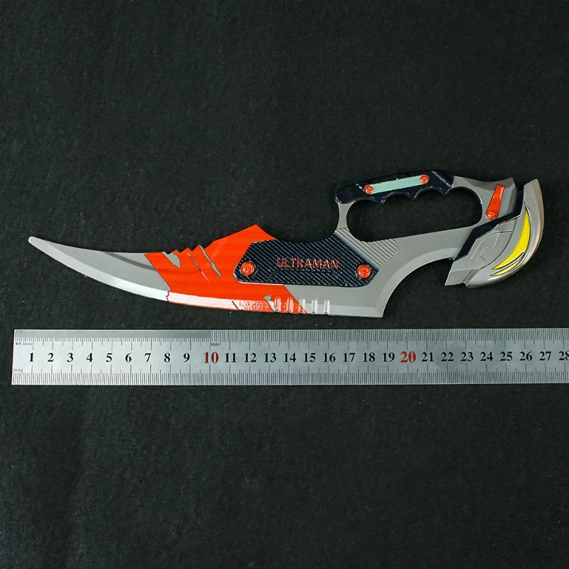 27cm/10.62in Arena Breakout Belial Dusk Claw Blade Metalowa broń Model Gry Peryferia Nóż treningowy Ozdoba Chłopiec Zabawka Prezent