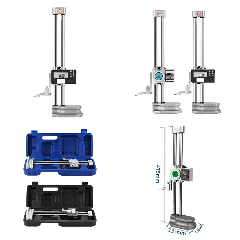 0-500mm 0-600mm High Precision Digital Height Gauge Double Column Electronic Vernier Caliper Ruler 0.01mm Accuracy Measuring