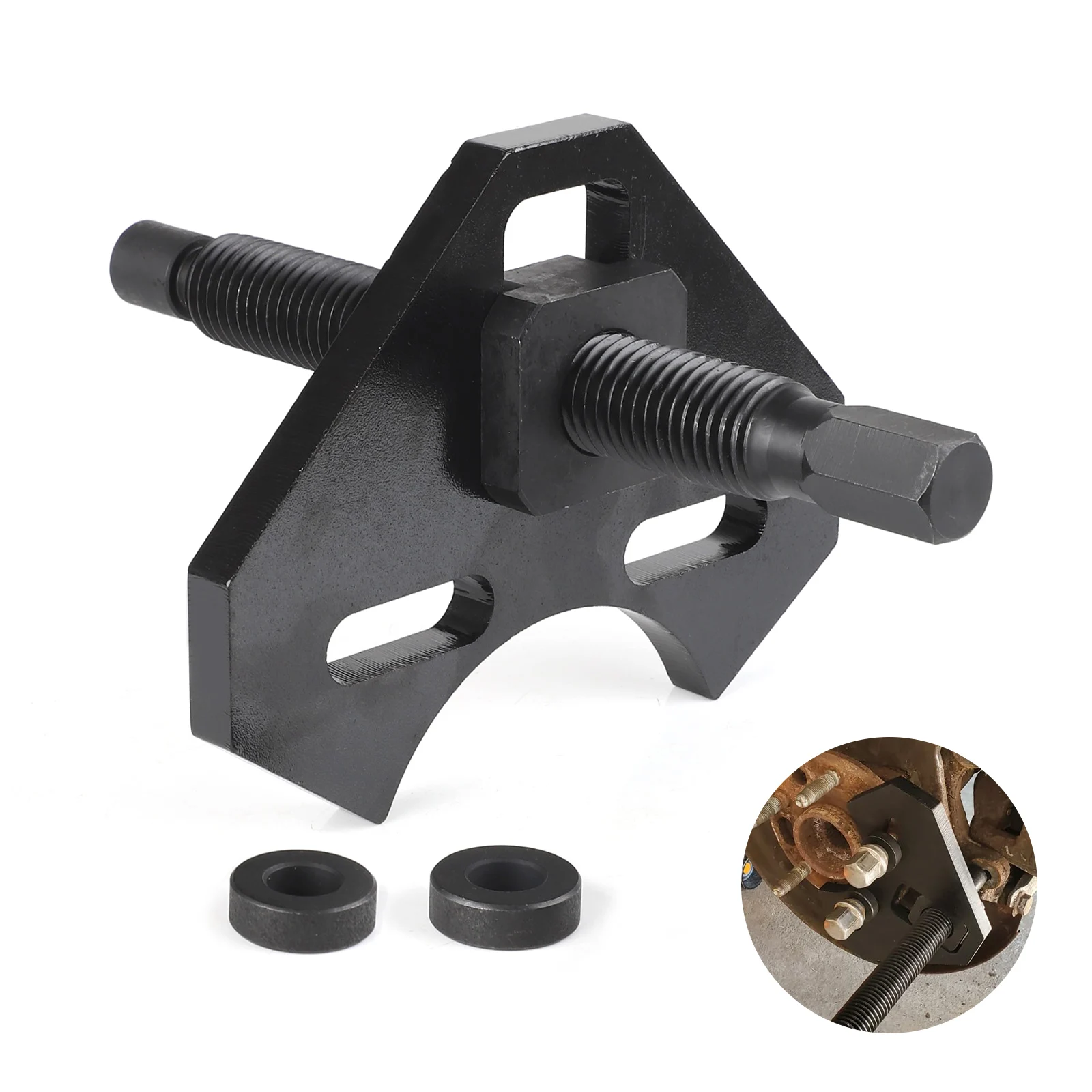 

40100 Hub Remover, Wheel Bearing Hub Removal Tool Fit for Most 5 6 8 Lug Hub Assemblies Found On Cars Or Trucks (1/2" Thick)