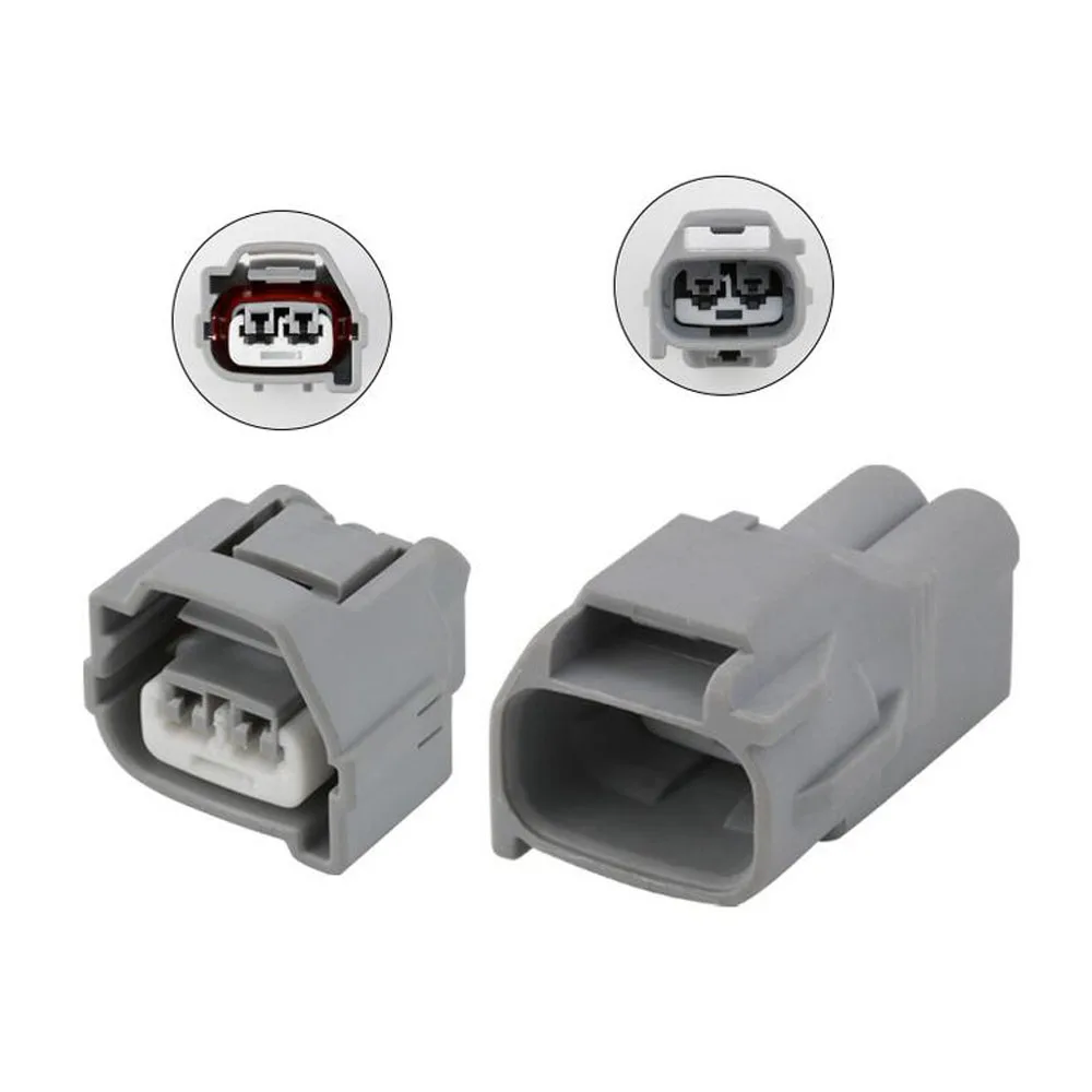 

100SET 7283-7021-10 7282-7021-10 auto Waterproof cable connector 2 pin automotive Plug famale male socket Includes terminal seal