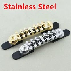 1 Set Stainless Steel SynchroSonic Adjustable Guitar Bridge