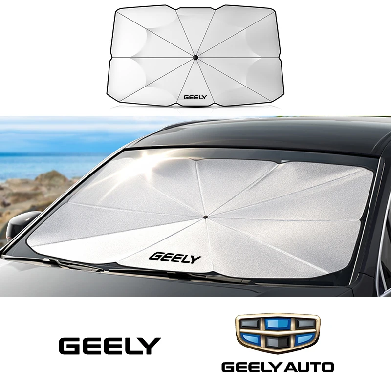 Car Windshield Sunshade Umbrella Car Front Shading For GEELY GC6 GC9 EMGRAND EC7 EC8 CK ATLAS GT Sport Car interior Accessories