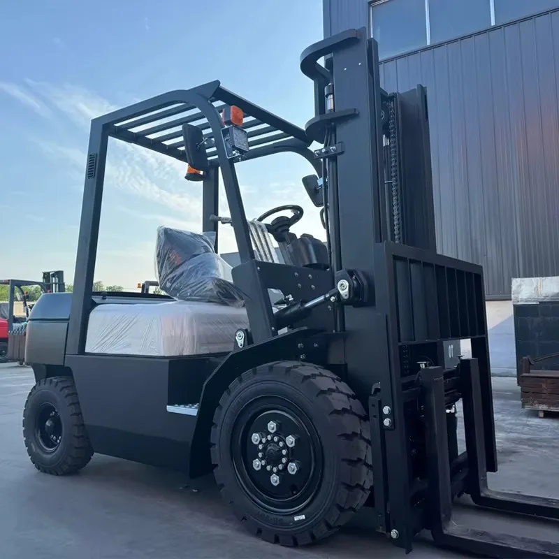 Farm Warehouse Factory CE EPA 6000 Pounds 4 Wheel Diesel Forklift 2.5Ton 3Ton 4Ton 5Ton Forklift with Side Shift