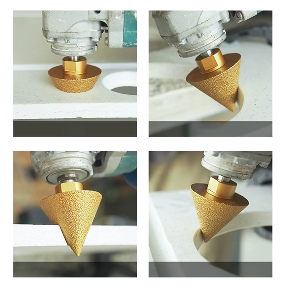 

Carve Cone Diamond Emery Diamond Bit Edge Finishing M Polishing Grinding Wheel Stress Relieves High End Finish