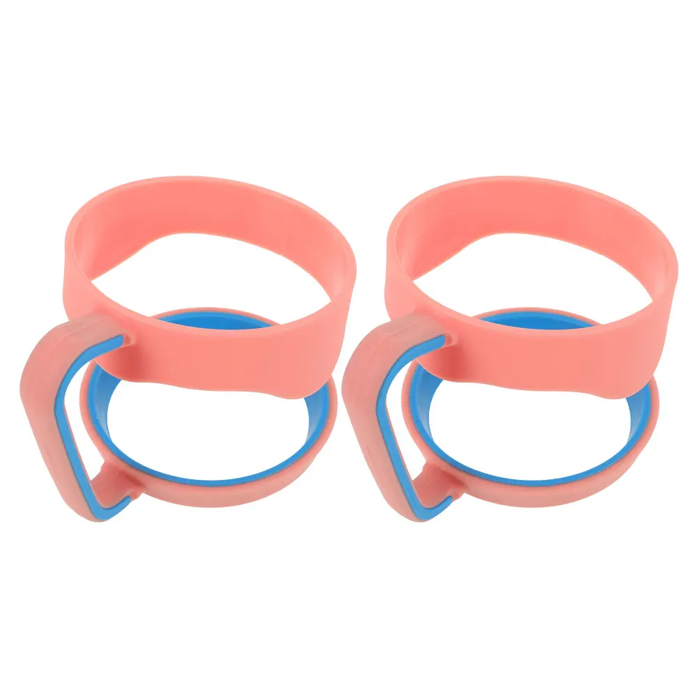 

2pcs Tumbler Handle Plastic Cup Handle Anti-Slip Spill-Proof Grip For Coffee Mugs Water Bottles Ergonomic Design Travel