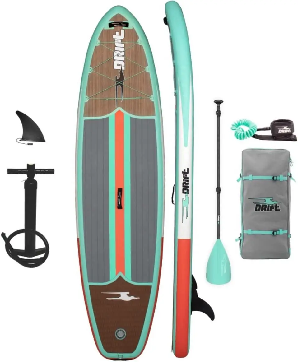 Classic Inflatable Paddle Board - SUP Paddle Board & Accessories for Water Adventures - Portable Stand-Up Paddle Board for