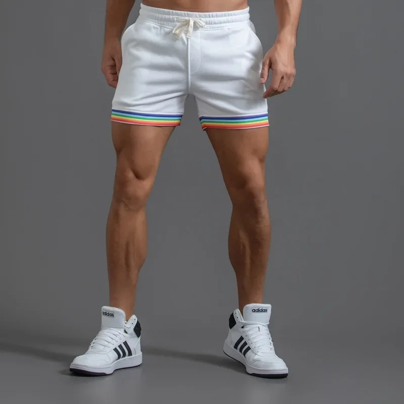 Męskie spodenki sportowe Krótkie spodenki gimnastyczne Męskie do koszykówki Letnie męskie damskie Casual Design Amerykańskie boczne kieszenie