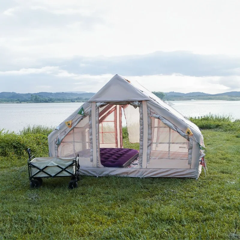 

All Season Warm Inflatable Cabin Tent Portable Lightweight Outdoor Camping Moisture-proof Full Travel Tent