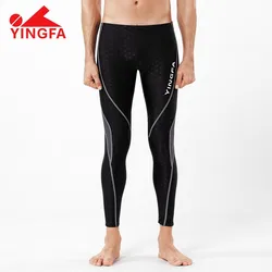 Yingfa Swimming Jammer Men Sharkskin Tights Long Swimming Pants Professional Competition Swim Leggings Athletic Swimwear