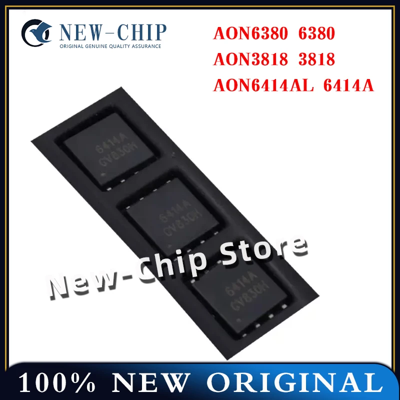 

10PCS/LOT AON6414AL 6414A AON3818 3818 AON6380 6380 DFN-8 DFN8 MOS NEW ORIGINAL