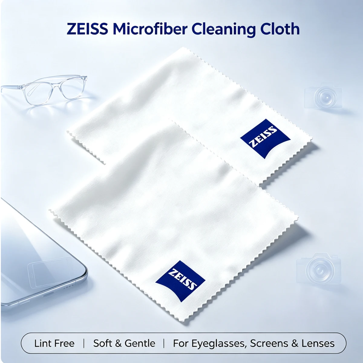 Ultra-fine Eyeglass Cleaning Cloth, Reusable Eyeglass Cleaning Cloth, Anti-fog Eyeglass Cleaning Cloth, Cleaning Cloth Specifica