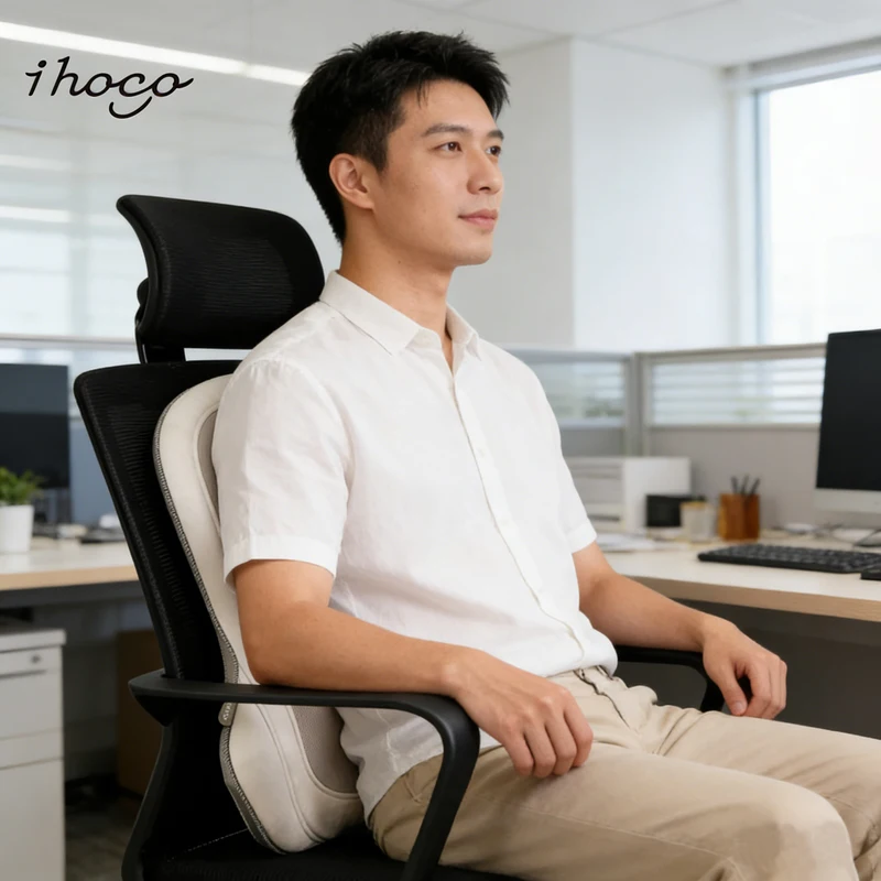 Smart Adaptive Back Massager Cushion, Wireless Rechargeable with Heat, 3 Modes for Personalized Muscle Relaxation Anywhere