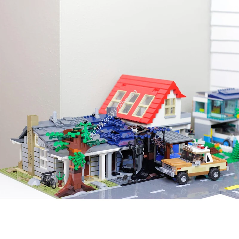 1538 pçs moc coisas estranhas duplex alt construir modelo de construção modular blocos brinquedos artesanato aniversário presentes natal